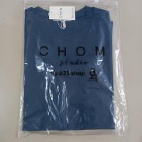 ราคา CHOM เสื้อยืดคอกลมแขนสั้นชายโค้ง ผ้าคอตตอล งานป้าย (21204550963)