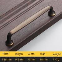 ราคา มือจับประตูลิ้นชัก ทองเหลือง สไตล์วินเทจโบราณ สีเงินด้าน (21628291239)