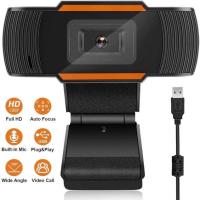 ราคา กล้องเว็บแคมความละเอียด 1080p HD พร้อม MIC สําหรับโน้ตบุ๊กพีซี Skype MSN (2573710194)