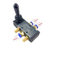 ราคา 4H310 10 Pneumatic Valve 5 Port 2 Position 3 8 PT Thread Hand Pull Lever Operated Air Valve 1Pc (16584440882)