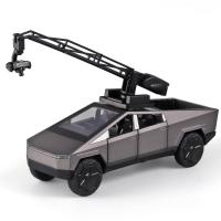 ราคา โมเดลรถ Tesla Cybertruck สเกล 1 32 มีเสียง มีไฟ บอดี้เหล็ก ล้อ ยาง เปิดได้ตามรูป มาพร้อมกล้องภาพยนต์ เก๋ๆ งานคุณถาพดี ของมีพน้อมส่งครับ มี 2 สี สีเทาและรมดำ (22104158866)