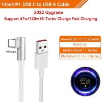 ราคา สายชาร์จ Xiaomi 120w Turbo Cable Fast Charge Redmi Type C Fast Charging Type C 6A Super Usbc Cabel xiaomi 14 ultra Poco F3 X4 1m 1 5m 2m For Blackshark 4 Xiaomi Redmi Note 11 Pro 11T Pro Mix 4 Ti Tur 