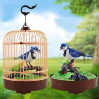 ราคา นกกรง ใส่ถ่าน นก ในกรง มีเสียง มีไฟ ตรงปก กรงนก นกขยับได้ น่ารัก เพลิดเพลิน (22034665580)