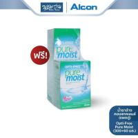 ราคา หมดอายุ 31 05 2025 Alcon น้ำยาทำความสะอาดคอนแทคเลนส์ ออลคอน รุ่น OPTI FREE Puremoist 300ml FREE 60ml (22208846933)