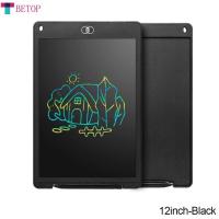 ราคา BETOP แผ่นกระดานวาดรูปสำหรับเด็กกระดานวาดรูปกระดานดำภาพวาดดิจิตอล LCD แท็บเล็ตสำหรับเขียนแผ่นกราฟฟิตี Kids Toys 6 5 8 5 10 12นิ้ว (22097162224)