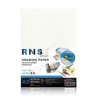 ราคา กระดาษ 100ปอนด์ A3 RNS กระดาษวาดเขียน ผิวเรียบ ผิวหยาบ 200แกรม 50แผ่น (22201113405)