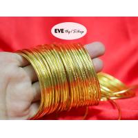 ราคา กำไลเหรียญสลึง เส้นผ่านศูนย์กลาง 6 4ซม กำไลทองหุ้ม ไม่ลอก (21582333987)