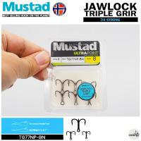 ราคา ตัวเบ็ด 3 ทาง Mustad JAWLOCK TRIPLE GRIP TG77NP BN (17406109118)