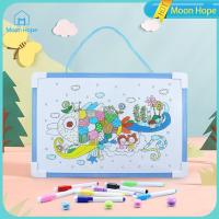 ราคา Moon Hope Dry Erase Board Writing Board Erasable Kids Drawing Memo Reminder Portable Magnetic Whiteboard Planner Board with Marker (20839259439)