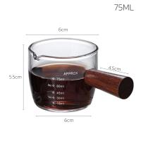 ราคา แก้วชงกาแฟ แก้วตวง แก้วตวงชงกาแฟ 75ml 150ml ถ้วยตวง ถ้วยตวงชงกาแฟ ถ้วยตวงแก้ว ถ้วยแก้ว Espresso cup พร้อมด้ามจับไม้ แก้วตวงสองปาก แก้วกาแฟ Thejoyful (22254578500)