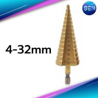 ราคา STEP DRILL ดอกเจดีย์ ดอกสว่านเจาะขยาย ดอกเจดีย์เจาะขยายรู เดียว (16858086319)