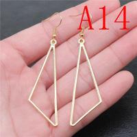 ราคา Geometric Water Drop Earrings Materials For You Jewelry Making Supplies (21190686748)