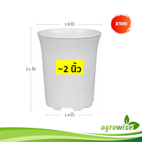 ราคา กระถางต้นไม้สวยๆ กะถางต้นไม้ กระถาง กระถางดำ 3 นิ้ว สีดำ กระบองเพชร ไฮโดร 100 ชิ้น (22021203531)