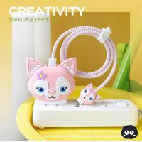 ราคา พร้อมส่ง ชุดแต่งสายชาร์จลายการ์ตูน ชุดถนอมสายชาร์จการ์ตูนน่ารักๆพร้อมส่งจากไทย (21335588251)