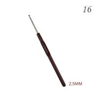 ราคา U2y7ตะขอโครเชต์เครื่องมือเย็บผ้า1ชิ้นชุดงานฝีมือ DIY อุปกรณ์เสริมเข็มถักนิตติ้งเงิน0 5 2 5มม (18301544212)