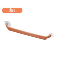 ราคา 0503 ราวแขวนผ้าเช็ดตัว ไม่ต้องเจาะผนัง ราวแขวนผ้าขนหนูติดผนัง ราวแขวนผ้าในห้องน้ำ ที่แขวนผ้าเช็ดตัว (18219243046)