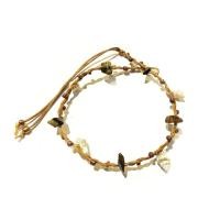 ราคา สร้อยข้อเท้าเชือกถัก ลาย เปลือกหอย สายแบบผูก (22095652856)