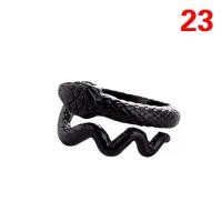 ราคา Wyoutong ย้อนยุคไนท์คลับแหวนงูรูปวิญญาณงูแหวนเครื่องประดับโกธิคของขวัญพังก์โอ้อวด (16239391295)