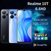 ราคา ของแท้ 100 REALME 10T 5G มือถือใหม่เอี่ยม จอ 6 6 นิ้ว ภาพถ่ายชัดมาก 50 ล้านพิกเซล RAM8 ROM256 ประกัน 1 ปี (22049132412)