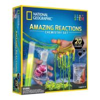 ราคา National Geographic Amazing Reactions Chemistry Set ของเล่น ชุดทดลองวิทยาศาสตร์ 5 การทดลอง หนอน สะท้อนแสง (22104553196)