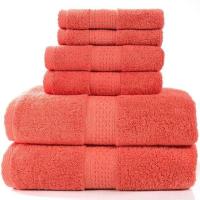 ราคา Luxury Bath Towel Set2 Large Bath Towels2 Hand Towels2 Washcloths Hotel Quality Soft Cotton Highly Absorbent Bath Towel (17692868886)