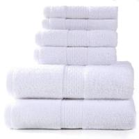 ราคา Luxury Bath Towel Set2 Large Bath Towels2 Hand Towels2 Washcloths Hotel Quality Soft Cotton Highly Absorbent Bath Towel (17692868882)