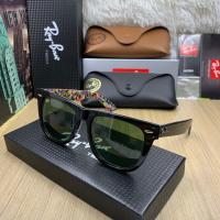 ราคา raybanแว่นตากันแดดrayแบรนด์หรูย้อน ยุคสำหรับทั้งหญิงและชายแว่นกันแดด แบรนด์ดีไซเนอร์ban sunglasses men wayfarer 2140 RAYBAND แว่นตา กันแดด (22139774020)