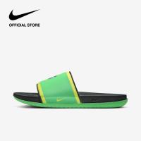 ราคา Nike Mens Offcourt Slide Brasil Sandals Green ไนกี้ รองเท้าแตะแบบสวมผู้ชาย Offcourt Brasil สีเขียว (21564845170)