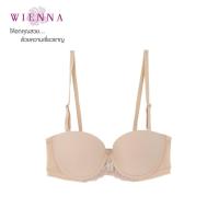 ราคา WIENNA BRA DB27721 เสื้อชั้นใน ถอดสายได้ แบบเกาะอก AC32 34B32 36 สีเนื้อ ดำ น้ำเงินเข้ม Lily Rose (21576267492)