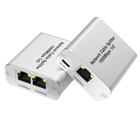 ราคา Ethernet Splitter 1 to 2 High Speed Gigabit Ethernet Switch 2 Port Internet RJ45 LAN Splitter for Cat5 5e 6 7 8 Cable (22086974999)