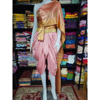 ราคา ชุดไทยสไบอินเดีย โจง สไบ (21837862248)