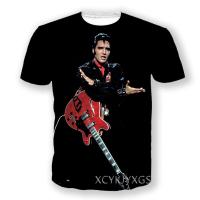 ราคา Phechion ใหม่แฟชั่นผู้ชาย ผู้หญิง Elvis Presley 3D พิมพ์แขนสั้นเสื้อยืดลำลองกีฬา Hip Hop ฤดูร้อน T เสื้อ Tops S05 (19880445726)