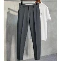 ราคา กางเกงสแลคชายเกาหลี กางเกงสแลคชายยืด ทรงตรงที่ผ่อนคลาย เท้าเปล่า (21766438700)