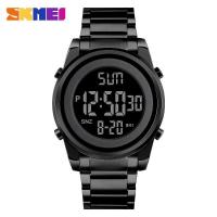ราคา ส่งฟรี รับโค๊ต ลดเพิ่มอีก SKMEI 1611 นาฬิกา นาฬิกาข้อมือผู้ชาย สินค้าส่งจากไทย นาฬิกาดิจิตอล แฟชั่น สายสแตนเลส จอแสดงผลแบบ Dual กันน้ำ นาฬิกาผู้ชาย ผู้หญิง ส่งไว พร้อมรับประกันสินค้า (21601984972)
