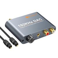 ราคา อะแดปเตอร์เครื่องแปลง DAC ตัวแปลง Audio ดิจิตัลเป็นอะนาล็อกดิจิทัลเป็น A Nalog สเตอริโอซ้าย ขวา RCA 3 5มม อะแดปเตอร์ตัวแปลงเสียงระบบสำหรับชมภาพยนตร์ในบ้านแอมป์ทีวี192KHz (21795764688)