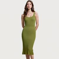 ราคา BRANCHÉ ชุดเดรสคอเหลี่ยมสีเขียวฝรั่งเศส 24040203501 (21805786339)