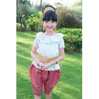 ราคา ชุดไทยพุดซ้อน ชุดไทยเด็กหญิง ชุดไทยประยุกต์เด็ก ชุดไทยเด็กสีฟ้า ชุดไทยเด็กสีชมพู ชุดไทยเด็กสีม่วง ชุดไทยเด็กลูกไม้ ชุดไทยเด็กโจงกระเบน (19699199456)