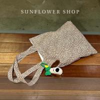 ราคา กระเป๋าผ้าราคาน่ารักลายดอกเล็ก ลายดอกไม้ SUNFLOWER SHOP (22187406717)
