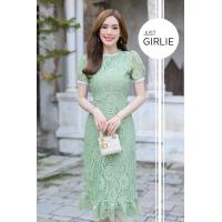 ราคา คอลเลคชั่นเขียว ชุดเขียวพาสเทล ชุดเดรส เดรสสีเขียว ธีมสีเขียว ชุดออกงาน เดรสสวยราคาถูก มีไซส์ S M L XL (22195412440)