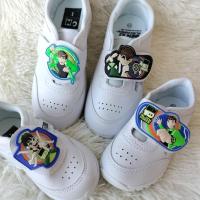 ราคา Bata บาจา รองเท้านักเรียนเด็กชาย ลาย MARVEL แบบแปะ School Shoes (21449732362)