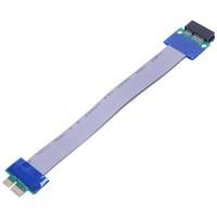 ราคา PCI Express PCI E 1X Riser Card Flex Extender Extension Cable for PC (22144101927)