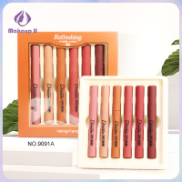 ราคา heng fang เซต ลิปติก 6ชิ้น โทนส้มอิฐ โทนแดงก่ำของขวัญ ลิปกันน้ำ ลิปสติก เครื่องสำอาง ทาปาก ลิปสีสวย lipstick set (21964343349)