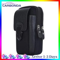 ราคา Men Outdoor Sports Waist Bag Canvas Solid Business Belt Mobile Phone Pouch (21939004175)