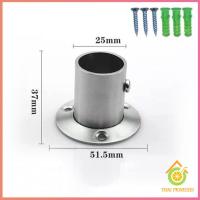 ราคา Thai Pioneers ตัวรับราว บล๊อครับราว แป้นยึดราว สแตนเลส กลม 16มม 19มม 22มม 25มม 32 มม สำหรับตู้เสื้อผ้า ราวผ้าม่าน Closet Rod Brackets (22138268957)