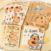 ราคา A7 หนังสือการ์ตูนน่ารัก Capibara Little Puffer Horse Riding Nail Book พกสมุดบันทึกนักเรียนเล่มนี้ (22018540743)