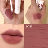 ราคา NIIKA 1 Pcs FOCALLUREเคลือบลิปสติกลิปเคลือบริมฝีปากลิปสติกเหลวLipclay Lipcreamกำมะหยี่ทนกันน้ำDual ใช้LipและCheek Professionalแต่งหน้า12สี (5729466296)