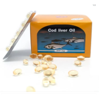 ราคา Cod liver Oil น้ำมันตับปลา สำหรับ สุนัข แมว ไก่ สัตว์เล็กทุกชนิด เพื่อเส้นขน ผิวหนัง และสายตาที่ดีขึ้น 1 กล่องมี 100เม็ด มี อย 13 1 20448 1 0002 หมดอายุ 05 2027 (22104350204)
