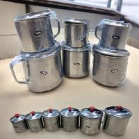 ราคา แก้วนํ้าสแตนเลส แก้วอลูมิเนียม มีหูจับพร้อมฝาปิด ขนาดพกพาน้ำหนักเบา มีให้เลือกหลายขนาด (22140975558)