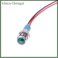 ราคา Ginca ไฟเตือน LED โลหะ3V 12V 24V 220V สวิตช์สายนำร่องไฟสัญญาณกันน้ำ6Mm 8Mm 10Mm 12Mm (22108153209)
