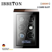 ราคา IBBETON Luxury Automatic Watch Winder Mechanical Watch Upper Chord rotating Box Mabuchi Motor LCD Touch Screen And Wooden Watch Accessories Boxes Remote Control Key Lock High End Watch Box (1917744724